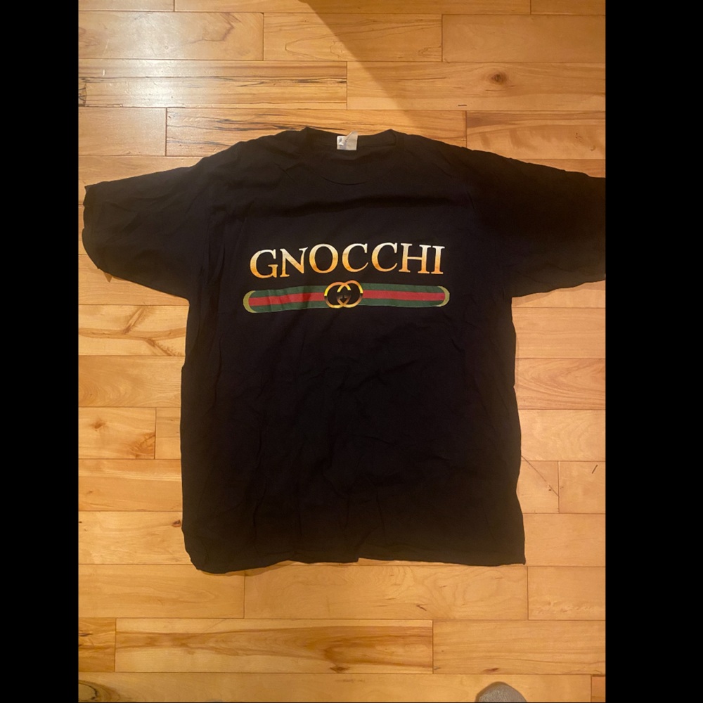 Black Gucci Style T-Shirt for Men